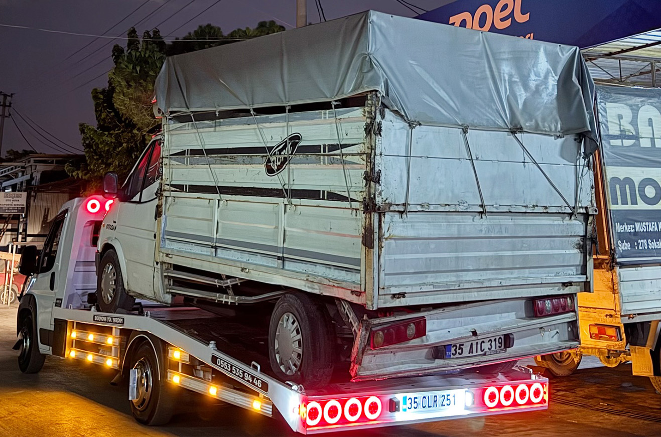 Bornova ağır ticari çekici hizmeti